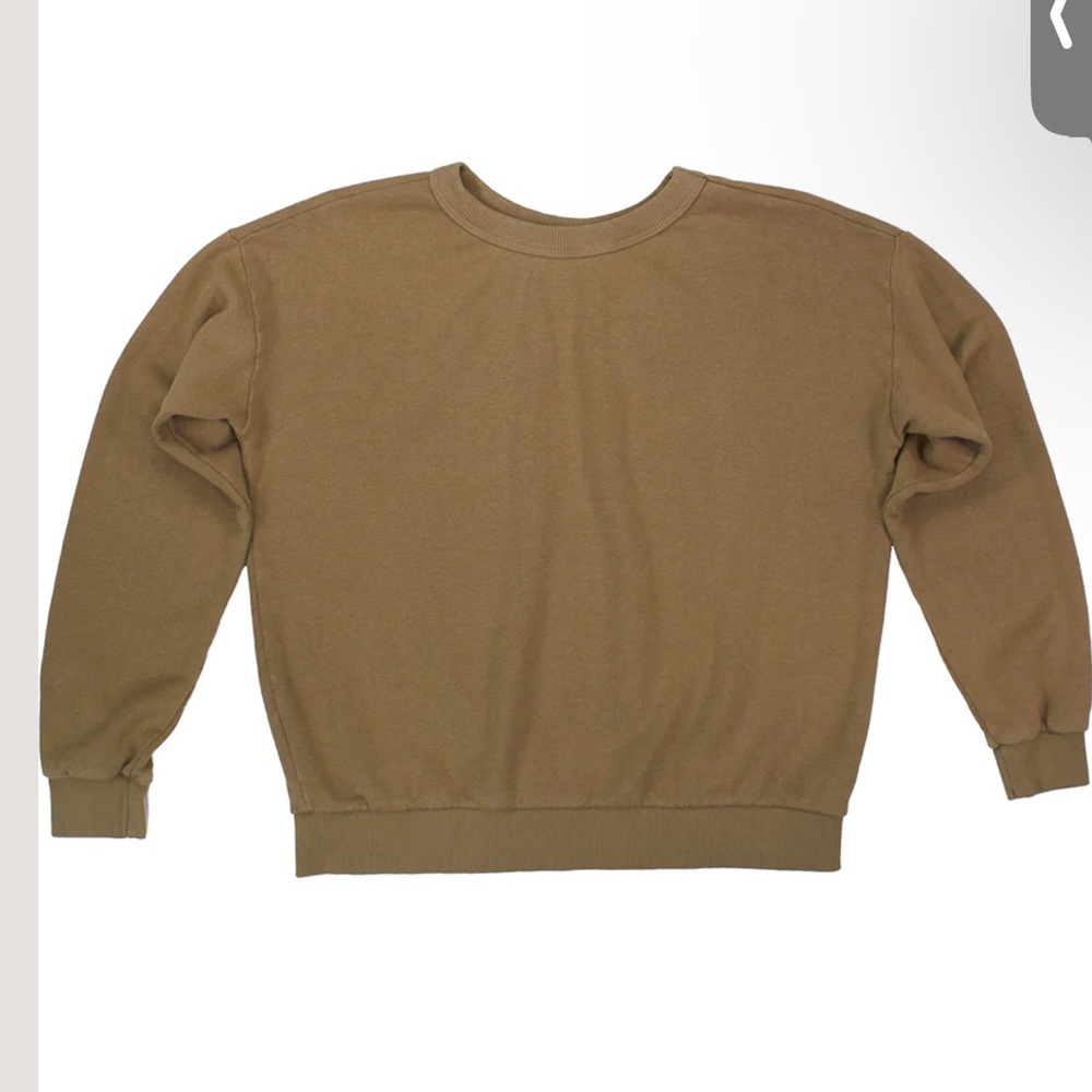 Jung Maven- Laguna Cropped Sweatshirt- Coyote - S